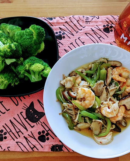 Ayahare diet recipe /エビのアヒージョ