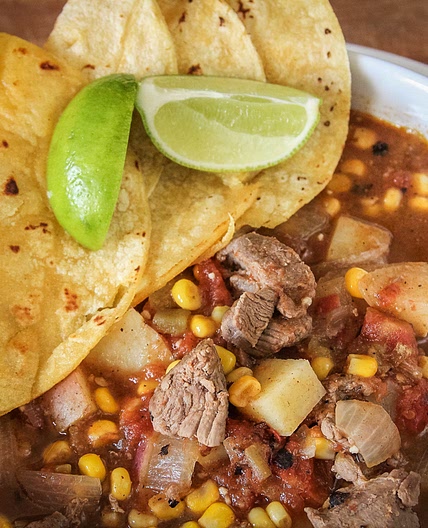 Muley Caldillo (Mexican Style Mule Deer Stew)