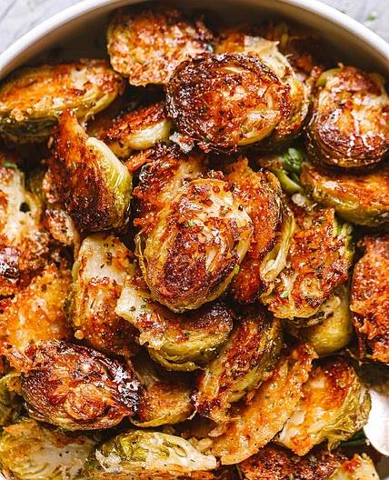 Parmesan roasted Brussels sprouts