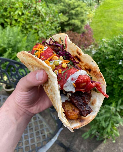 Tandoori Fish and Chip Tacos