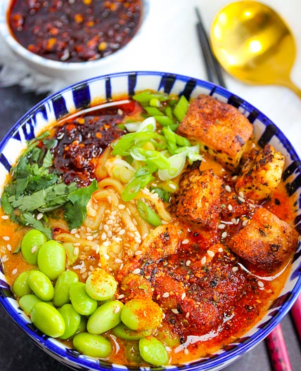 Spicy Miso Ramen - Zheelicious flavor & protein packed meal