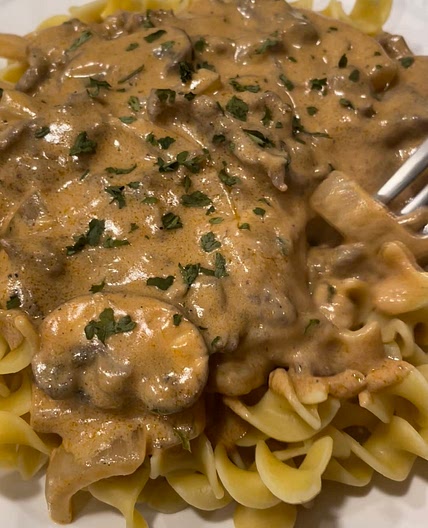 Beef Stroganoff 