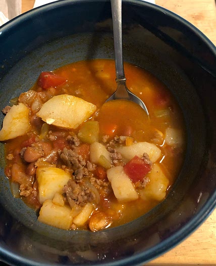 Bean Soup with Hamburger