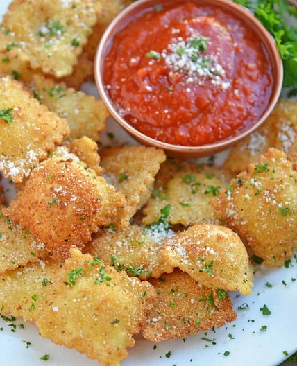 Toasted Cheese Ravioli