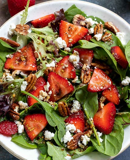 Strawberry Spinach Salad