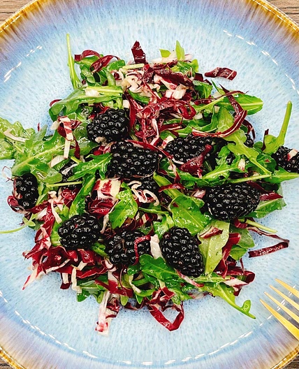 Blackberry and Radicchio Salad 