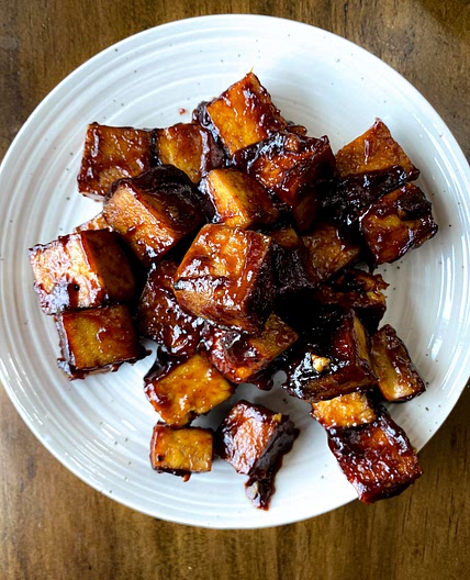 BBQ Tofu — Sweet Greens Vegan