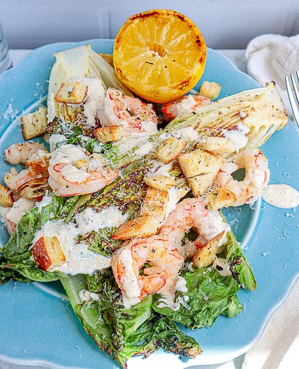 Grilled Shrimp Caesar Salad