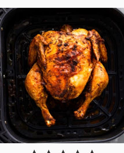 Air Fryer Whole Roast Chicken (Juicy and Tender!) - Gimme Delicious
