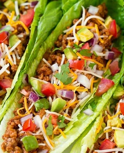 Turkey Taco Lettuce Wraps - Cooking Classy
