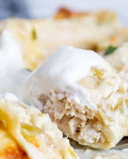 Keto White Chicken Enchiladas Recipe - Low Carb Inspirations