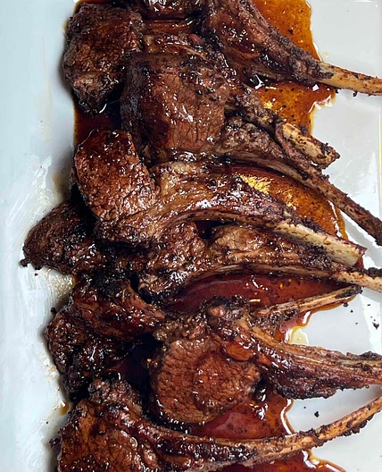 Grilled Jerk Lamb Chops 