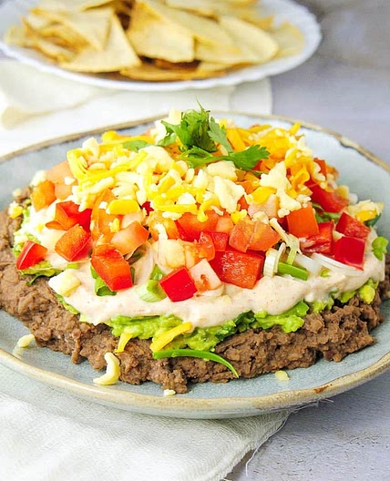 Layered bean dip