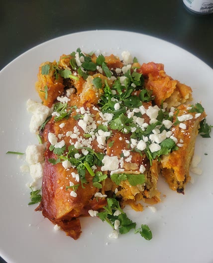 Sweet Potato Anchiladas