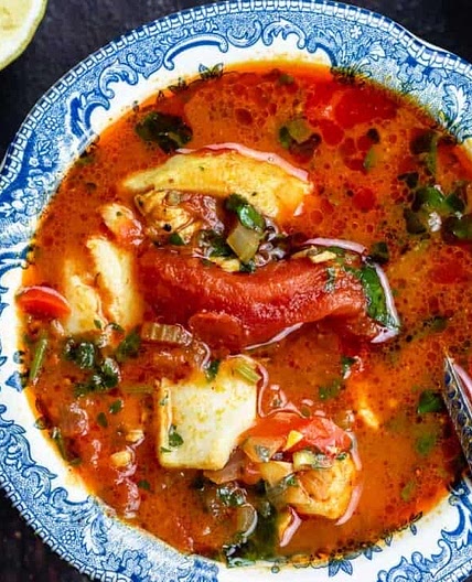 Mediterranean-Style Fish Soup Recipe - The Mediterranean Dish