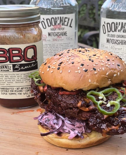 BBQ Moonshine Chicken Burger