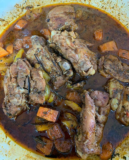 Brown Stew Chicken (Cayman Style)