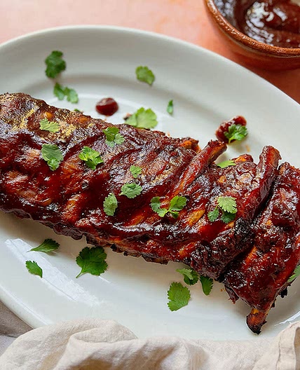 Pork Ribs with Chipotle BBQ Sauce