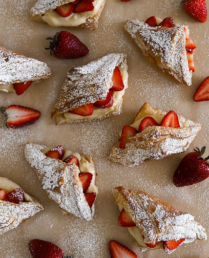 Strawberry Croissants