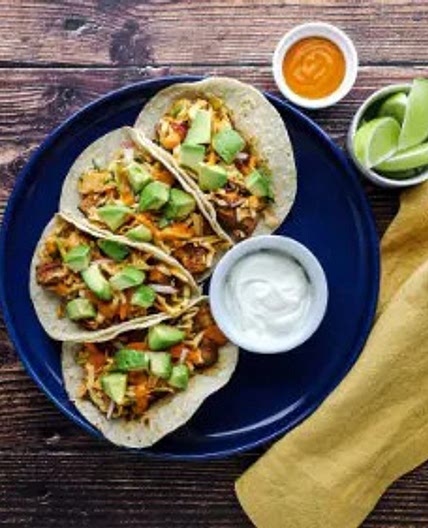 Fish Tacos with Spicy Slaw