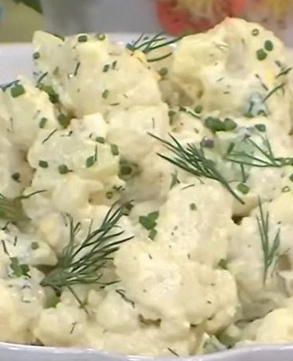 Valerie Bertinelli’s Cauliflower “Potato” Salad Recipe Will Make You Forget About Potatoes | Salads | Video | 30Seconds Food