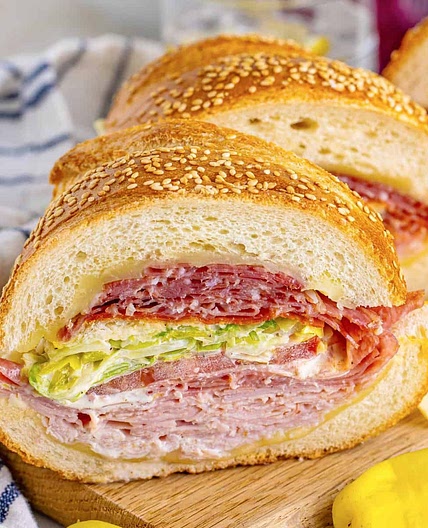 Tik Tok Grinder Salad Sandwich