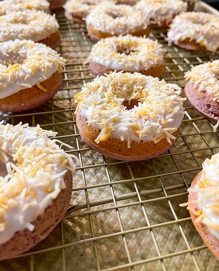 Ube Mochi Donuts