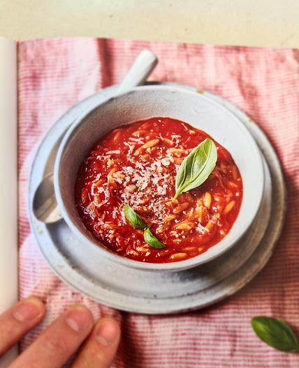 ARRABBIATA ORZO SOUP
