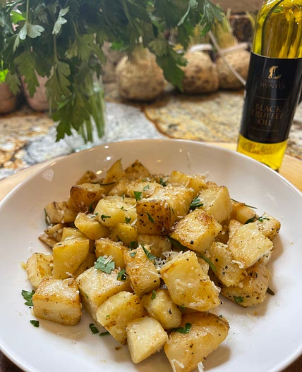 Celery Root w/ Black Truffle Oil