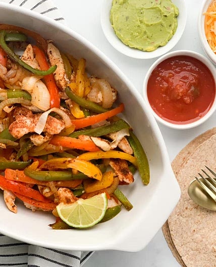 One Pan Chicken Fajitas