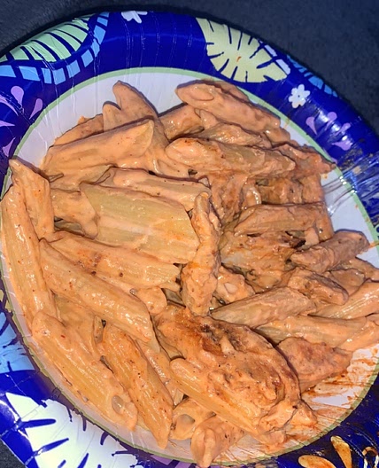 Protein Buffalo Chicken Mac and Cheese