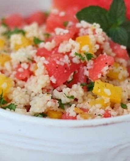 Watermelon Couscous Salad
