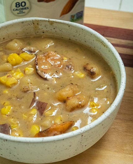Summer Corn & Shrimp Chowder