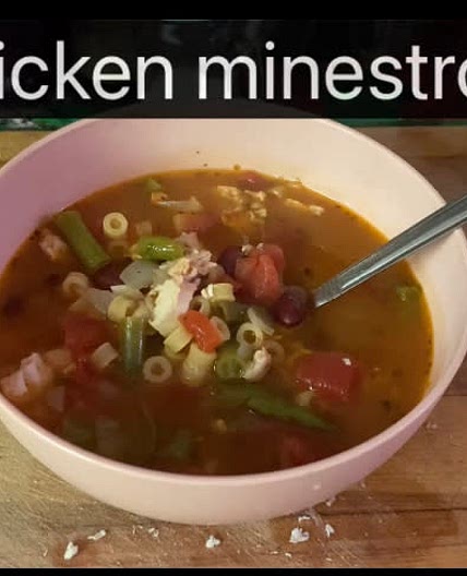 Chicken minestrone 
