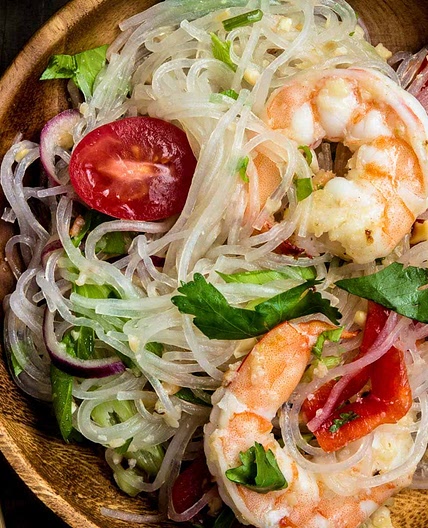 Yum Woon Sen (Thai Glass Noodle Salad)