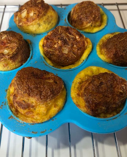 JUST Egg (egg-free, dairy-free) Air Fryer Quiches