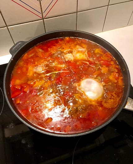 Chakchouka aux merguez 