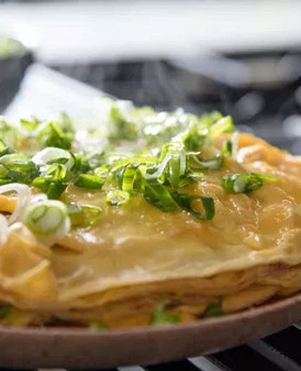 Chinese-Style Layered Omelette Recipe