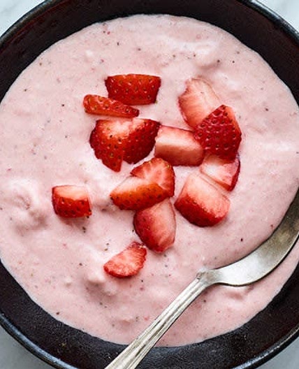Strawberry Cheesecake Protein Pudding