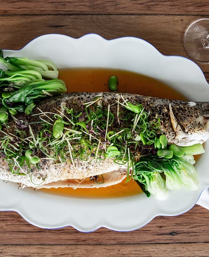 Pan Roasted Barramundi with Asian Greens | Australian Barramundi