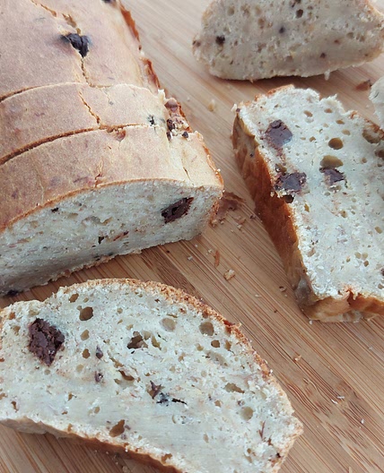 174kcal - bananenbrood - 7P 21C 7F