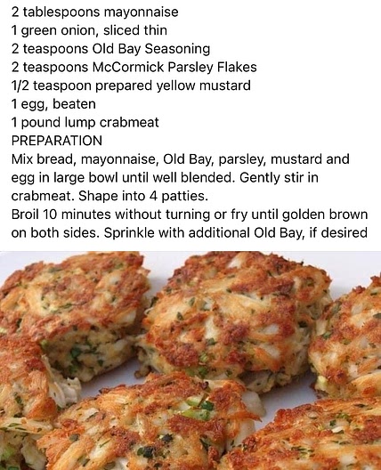 Old bay crab cakes