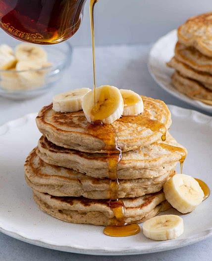 Fluffy Banana Pancakes