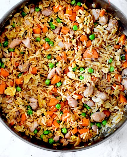 High Protein Chicken Fried Rice
