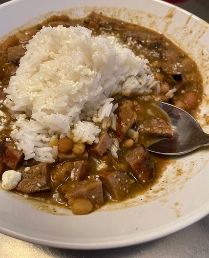 Jalapeños mayocoba beans and rice