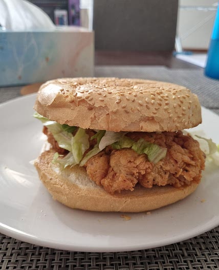 Air Fried Chicken Burgers