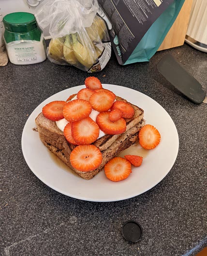 Low calorie french toast