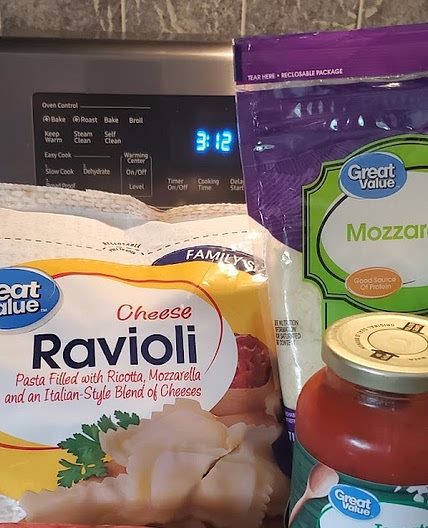 Cheesy Ravioli Bake - Total Cost $12.78