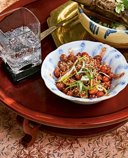 Crispy Yangnyeom Chickpeas with Caramelized Honey