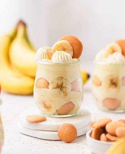 Homemade Banana Pudding Cups